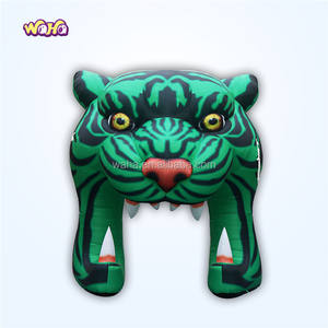 Arche gonflable <span class=keywords><strong>pas</strong></span> chère en forme de tigre, arche gonflable de dessin animé, arche de ligne d'arrivée gonflable pour la publicité - Product Image 2