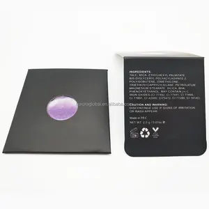 Private label 209 colors waterproof matte, metallic and shimmer single eyeshadow pan