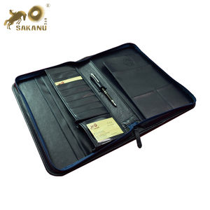 Promozionale di alta qualità DELL'UNITÀ di elaborazione di portafogli in pelle cartella documenti cartelle di file - Product Image 1