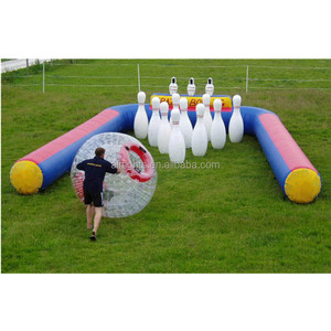 Piste de <span class=keywords><strong>bowling</strong></span> humaine gonflable avec boules de <span class=keywords><strong>bowling</strong></span> géantes - Product Image 5