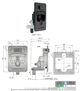 Plastic Nylon Paddle Handle <strong>Latch</strong> <strong>Lock</strong> - Product Image 6