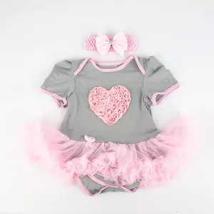 Wholesale Cheap Baby Girl Clothes Sets Boutique Children Girls Romper Sets