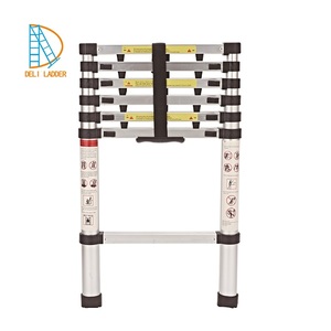 <span class=keywords><strong>Escalera</strong></span> Telescópica de Aluminio <span class=keywords><strong>LIDL</strong></span> Humanizada con Certificación EN131, Protege Tus Dedos - Product Image 5