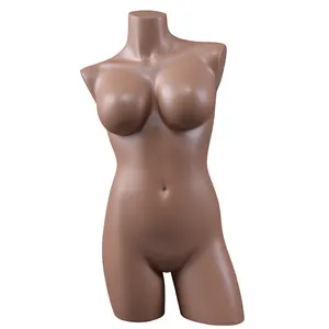 Mode große brust fenster display kopflose puppe sexy lebensechte kurvige form büste weibliche mannequin torso für verkauf