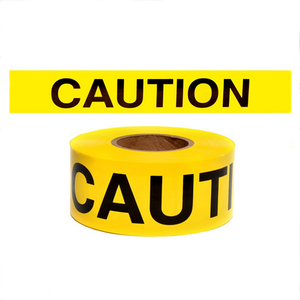 Cinta de Advertencia de Precaución de 2 Pulgadas de Ancho (50 mm), Amarilla, de Polietileno, Cinta de Seguridad para Riesgos - Product Image 3