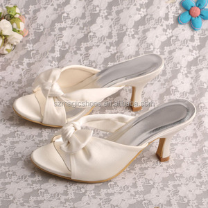 (22 colori) scarpe <span class=keywords><strong>Nude</strong></span> <span class=keywords><strong>sandalo</strong></span> da donna tacchi in raso in estate - Product Image 3
