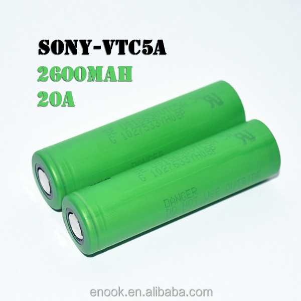 VTC5A 18650 2600mAh 40A Li-ion Rechargeable Battery