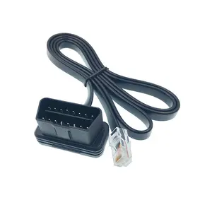 OBDII 男以太网电缆 LAN 扩展 rj45 obd 电缆