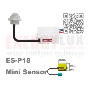 ES-P18 LIGHT CONTROL SWITCH MINI PIR MOTION SENSOR