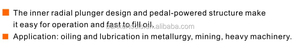 Bomba Manual <span class=keywords><strong>de</strong></span> lubricación <span class=keywords><strong>de</strong></span> aceite, Pedal, inyector <span class=keywords><strong>de</strong></span> aceite, Cubo <span class=keywords><strong>de</strong></span> grasa - Product Image 3