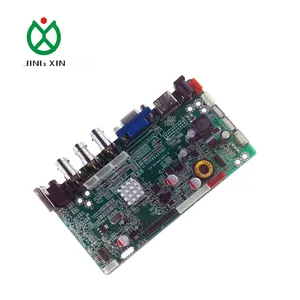 V59 LCD monitor controller board input BNC + VGA + HDMI + USB + BNC(CVBS) with LED convter board LVDS output