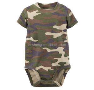 Leger Camo Korte Romper <span class=keywords><strong>Baby</strong></span> & Volwassen Kleding Romper Romper Bodysuit - Product Image 1