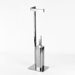 Brosse de toilette et support de papier hygiénique, nouveauté, fabriqué à taïwan, en forme de L - Product Image 1