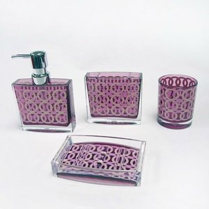 Acrylic Rectangle Shape Bathroom accessories - Product Image 1