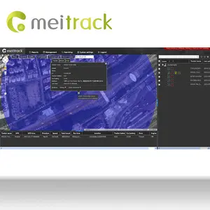 Meitrack plate-forme logicielle de suivi gps traqueur de voiture avec fonction de rapport des positions
