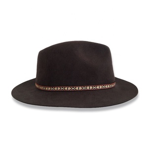 Cappelli Fedora marroni da <span class=keywords><strong>uomo</strong></span> in lana di <span class=keywords><strong>Borsalino</strong></span> all'ingrosso di alta qualità - Product Image 3
