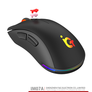 Souris de jeu RGB ultra légère FPS&<span class=keywords><strong>LOL</strong></span>&MOBA et DPI en caoutchouc avec de nombreuses couleurs et hauteur&12000DPI - Product Image 2