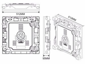 <span class=keywords><strong>Mini</strong></span> Led Wall Panels P4 Trong Nhà Đầy Đủ Màu Sắc LED Display Panels Die-Casting Nhôm Ngang Dọc IP43 - Product Image 6