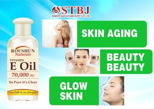 Olio di Vitamina E Naturale ROUSHUN OEM Etichetta Privata per Cura della Pelle, Sbiancante, Idratante, Rimozione Macchie Scure - Product Image 3