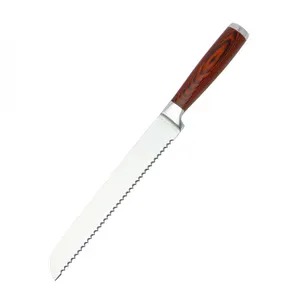 WB KN463A08B 5CR15 molibdeno vanadio acciaio inox coltello da pane 8 pollici in acciaio testa di cottura della torta coltello di alta qualità di cottura