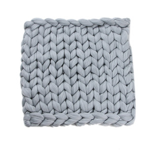 Couvertures tricotées pour nouveau-né, épaisses et tricotées, en <span class=keywords><strong>laine</strong></span> mérinos, 8 pièces - Product Image 2