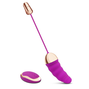 Vibratore a doppia figa con uovo vibrante in Silicone con telecomando di nuovo <span class=keywords><strong>design</strong></span> - Product Image 1