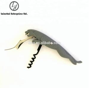Sacacorchos de vino ecológico de acero inoxidable de diseño único de leopardo para una apertura conveniente del vino - Product Image 3