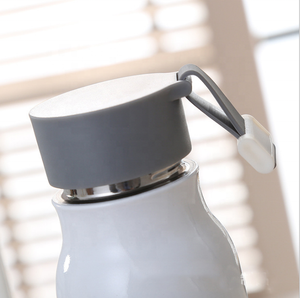 Hot Sports bottiglia d'acqua shaker in acciaio inossidabile tazza sottovuoto portatile a doppia parete isolata 350ml <span class=keywords><strong>con</strong></span> biglietto da visita per studenti - Product Image 3