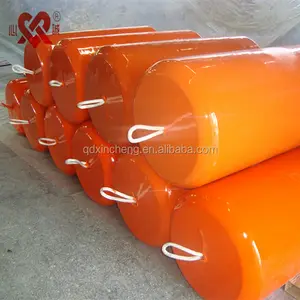 World widely used marine polyurethane foam filled fender floating mooring buoy