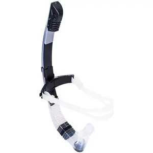 Water sports diving equipment dry top silicone front snorkel
