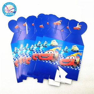 Los favores de los coches Rayo de papel de caramelo caja fiesta bebé ducha dulces Decoración de cumpleaños Cajas de Regalo - Product Image 6