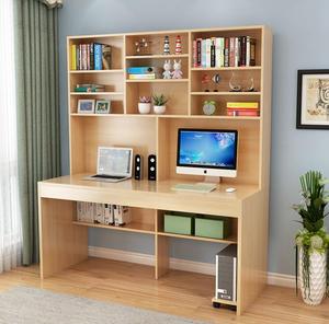 Modern <strong>White</strong> Color <strong>Bookcase</strong> Wooden with Study Table - Product Image 5