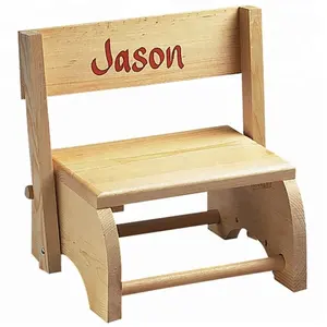 Деревянный персонализированный детский стул/ступенчатый стул