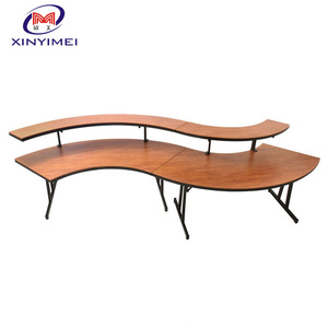 Wooden Restaurant Folding Commercial <strong>Buffet</strong> <strong>Tables</strong> XYM-M16-1 - Product Image 2