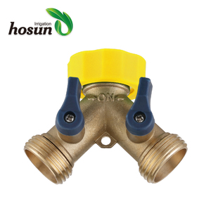 Đầu Nối Kiểu Vít Tắt Van Bi Ống Nước <span class=keywords><strong>2</strong></span> Chiều Bộ Chia Vòi Nước Cho Vườn - Product Image 2