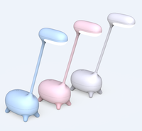 Lampe pour enfants au design mignon, lampe de nuit LED, lampe d'étude alimentée par batterie, lampe de lecture LED, lampe de bureau, lampe de chevet tactile à intensité variable