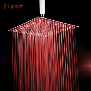 Fyer — pomme <span class=keywords><strong>de</strong></span> <span class=keywords><strong>douche</strong></span> Led, Ultra fine, en acier inoxydable, 16 pouces, bon marché, nouveau 2016 - Product Image 3