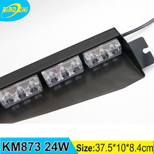 24 Wát an toàn đường bộ visor đèn cảnh báo dễ dàng gắn kết nhấp nháy led amber đèn cảnh báo cho cảnh sát/fire xe tải - Product Image 3
