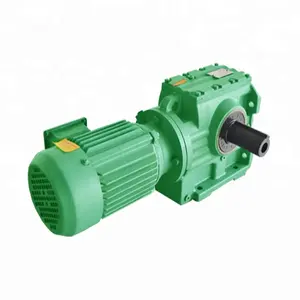 China best supplier reduction gearbox helical gearmotor with dc motor