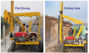 À vendre Construction <span class=keywords><strong>de</strong></span> routes Acier Vague W Faisceau Garde-corps Post Pile Driver - Product Image 4