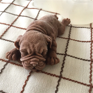 Nuevo Shar Pei pastel molde DIY <span class=keywords><strong>Bulldog</strong></span> torta de Mousse de molde de silicona de <span class=keywords><strong>crema</strong></span> de hielo molde - Product Image 3