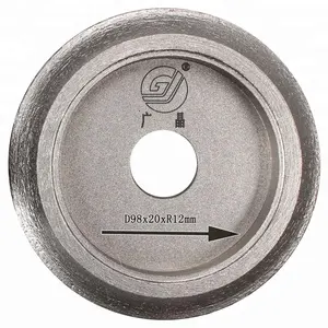 Most Popular 110mm Diamond Circular Ceramic Arc Side Wheel For Table Saw Diamond Profile Wheel