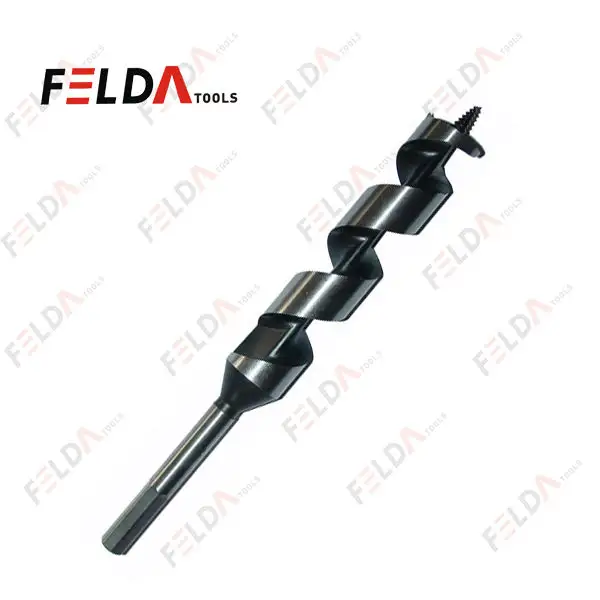 Alto Aço Carbono Hex Shank Madeira Trabalhando Auger Brocas 135 Ponto Grau Split Ponto Broca de Torção