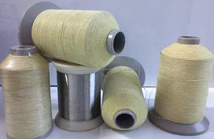 Para aramid fiber alambre hilo de coser 30 / S alta temperatura de costura
