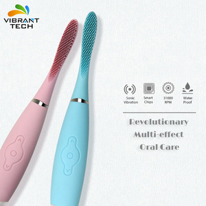 Impermeable de silicona de grado alimenticio Sonic <span class=keywords><strong>cepillo</strong></span> de <span class=keywords><strong>dientes</strong></span> eléctrico vibrante cepillos - Product Image 2
