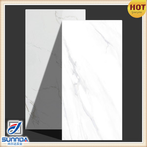 <span class=keywords><strong>Carrelage</strong></span> de sol en céramique brillant de haute qualité, porcelaine polie, corps complet de marbre breloque, <span class=keywords><strong>miroir</strong></span> <span class=keywords><strong>blanc</strong></span>, brillant, 60x120cm - Product Image 6