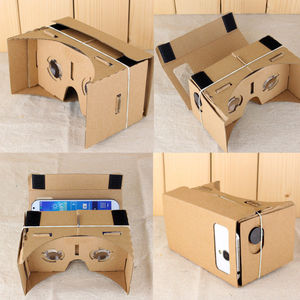 Gafas 3D de Cartón para Realidad Virtual, Modelo V1 con Trampa para la Cabeza, OEM - Product Image 5