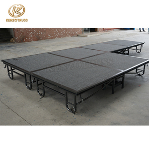 Portatile Pieghevole Mobile Evento Fase Piattaforma con Ruote - Product Image 4