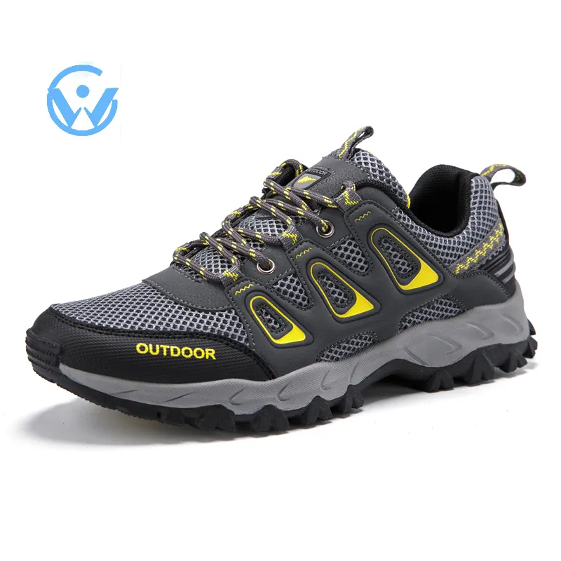 Mens Climbing Mountain Boots Outdoor Anti-slip Sports Sneakers Action Waterproof Trekking Shoes Hiking