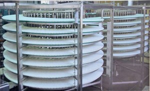 Cinghia di plastica A Spirale Trasportatore per il Raffreddamento di Pane - Product Image 6